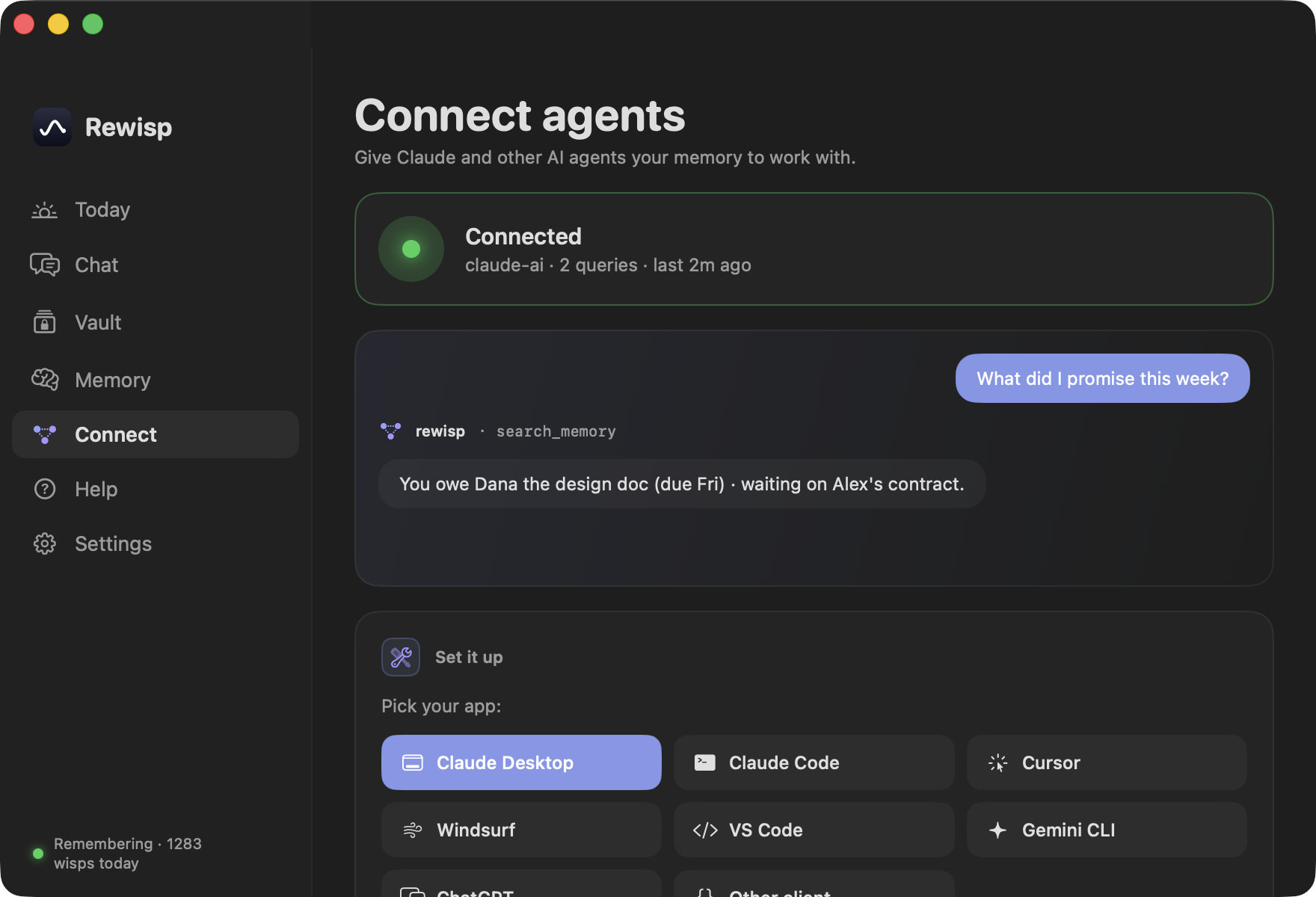 Connect agents